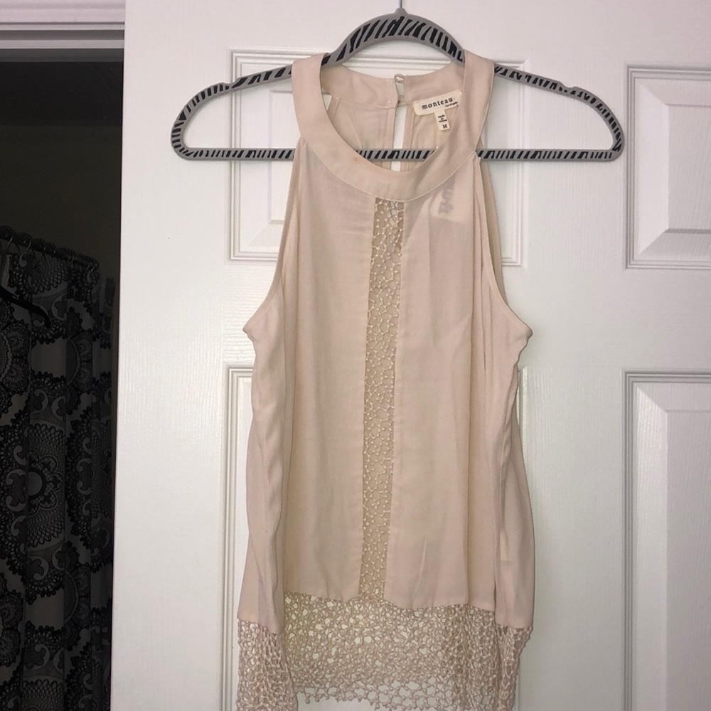 Cream tank top